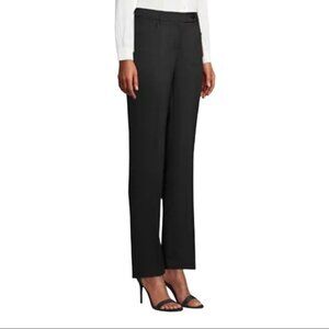 Anne Klein Flare Leg Pants Long Length Black Size 6